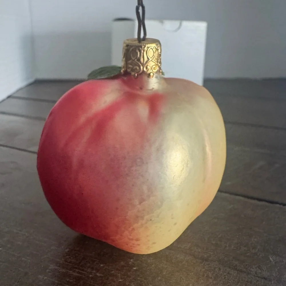 Festive Peach Ornament